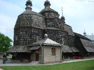 כנסיה מעץ ברחוב קוליובה Chortkow